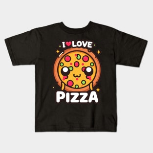 I LOVE PIZZA Kids T-Shirt